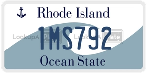 1MS792 license plate in Rhode Island