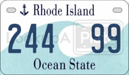 24499 license plate in Rhode Island
