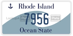 7956  license plate in RI
