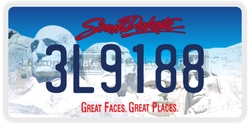 3L9188  license plate in SD