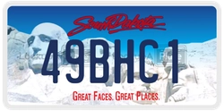 49BHC1  license plate in SD