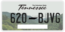 620BJVG  license plate in TN