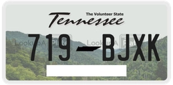 719BJXK  license plate in TN