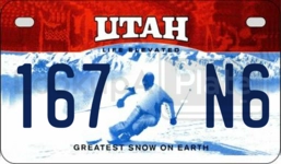 167N6 license plate in Utah