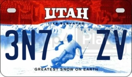 3N7ZV license plate in Utah