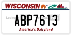 ABP7613  license plate in WI