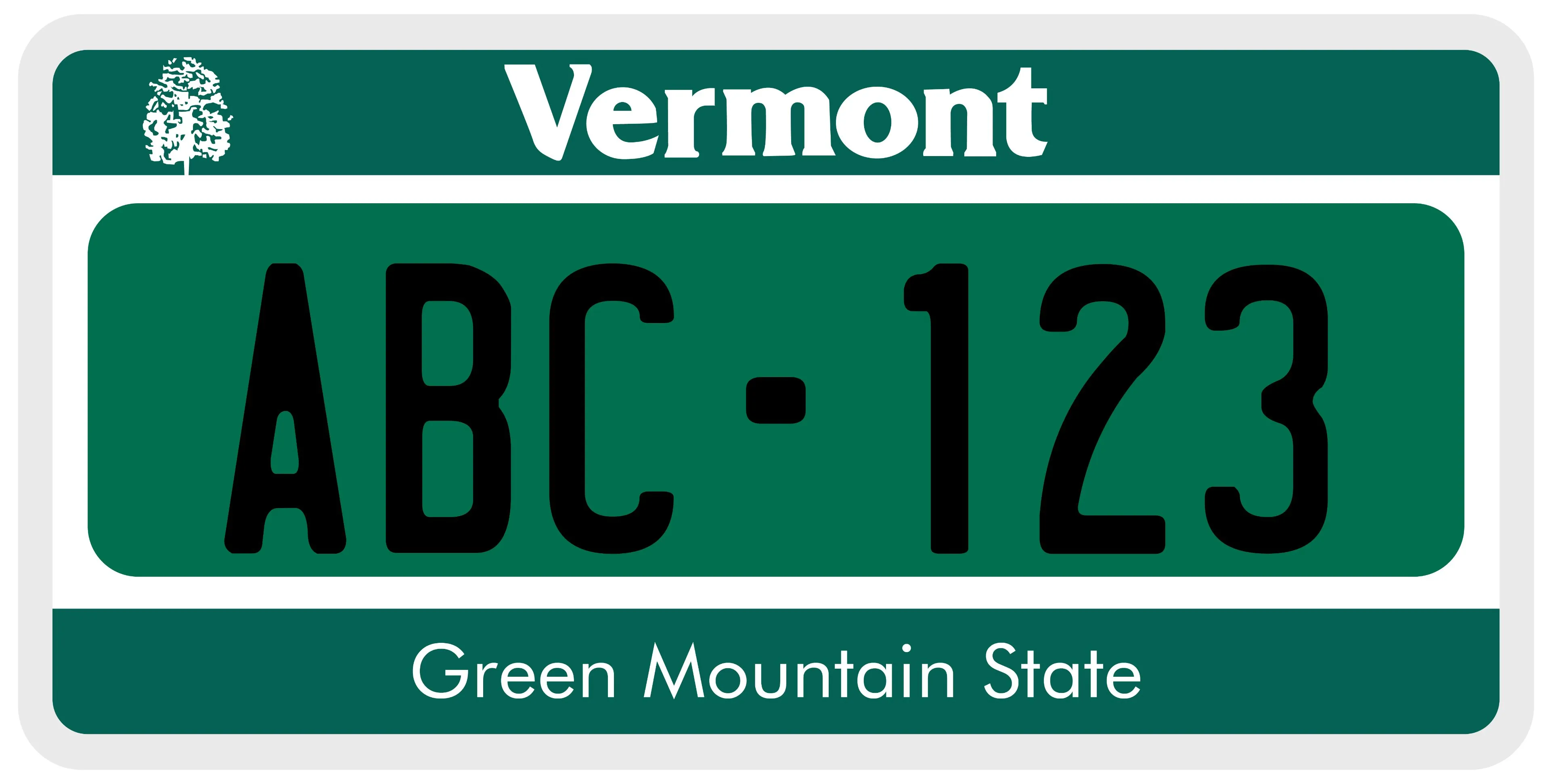 Virginia Tech Hokies Mirrored Black License Plate – Official VT Car Tag