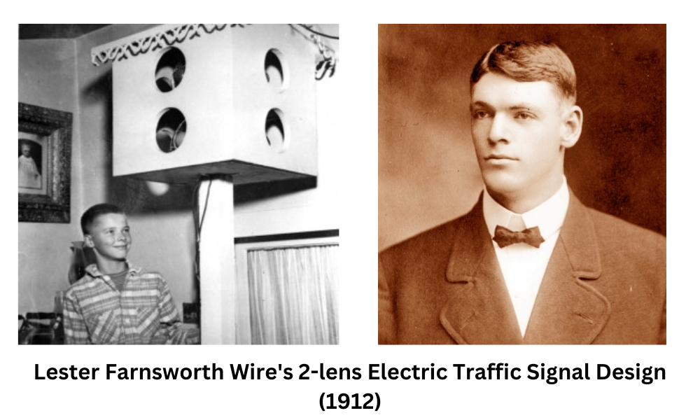 Lester Farnsworth Wire Electric Traffic Signal Design