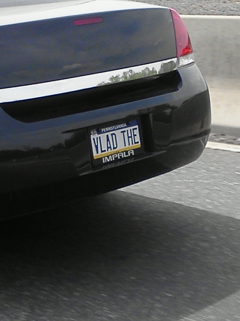 #2 VLAD THE IMPALA License Plate