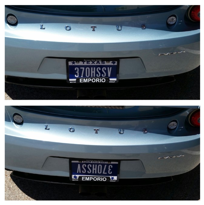 #24 370HSSV License Plate