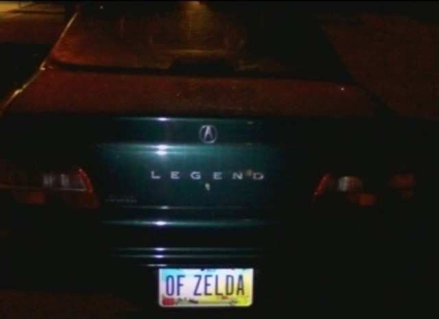 #7 OF-ZELDA License Plate