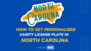 how to get vanity license plate in North Carolina
